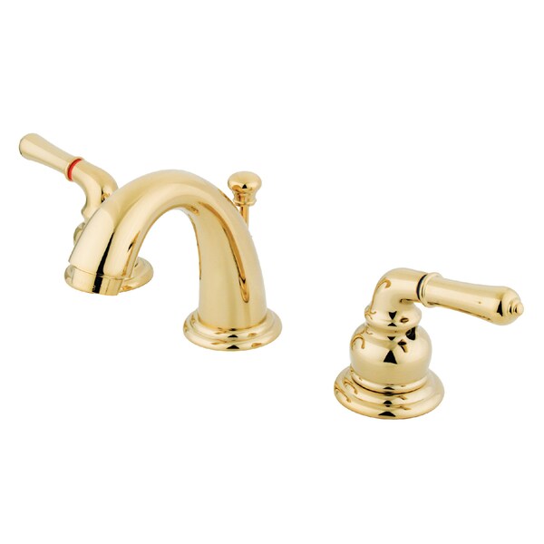 Magellan Widespread Bathroom Faucet, Polished Brass